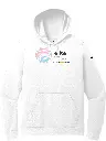 Nike Women's Club Fleece Sleeve Swoosh Pullover Hoodie